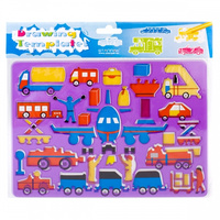 Szablon plastikowy autka