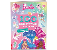 Mattel Barbie Dreamtopia 100 brokatowych naklejek NB-1402