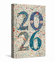 Kalendarz 2026 tygodniowy Cyfry beż