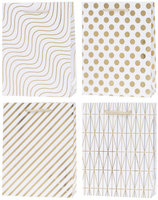 Torebki prezentowe Lux wzór graficzny A5 12 sztuk