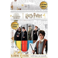 Markery dmuchane Harry Potter 6 sztuk +szablony