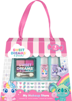 Zestaw do makijażu Sweet Dreams z naklejkami 4 el. KL11659