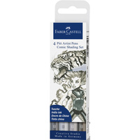 Zestaw do rysowania komiksów Faber-Castell Pit Artist Pen The Famazings Daughter 4 sztuki