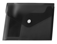 Paczka koperta pp na zatrzask A4 czarna 12 sztuk