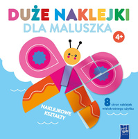 Duże naklejki dla maluszka. Motylek 4+