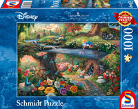 Puzzle 1000 PQ T. Kinkade Alicja w Krainie Czarów Disney 109094