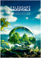 Kalendarz nauczyciela 2025/2026 A5T PCV bezbarwny EKO
