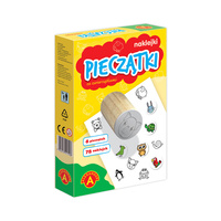 Małe pieczątki i naklejki ze zwierzątkami