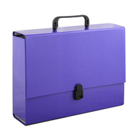 Teczka z rączką A4 10 cm Penmate ciemnoniebieska