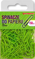 Spinacze do papieru Penmate Zielone 28 mm TT8319