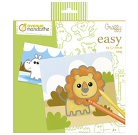 Kolorowanka Graffy Easy Dzikie zwierzęta