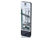 Ołówek Astra do szkicowania w metalowym pudełku 6 sztuk