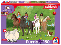Puzzle 150 Schleich Klub Jeździecki + figurka 112299