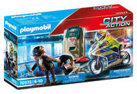 Playmobil Policyjny motor Pościg za przestępcą 70572