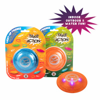 Frisbee kieszonkowe świecące 1 szt. mix