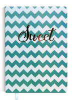 Notes A5 w geometryczne wzory kratka