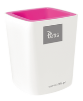 Przybornik na długopisy różowy