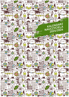 Kalendarz nauczyciela 2025/2026 B6T PCV bezbarwny KOTY