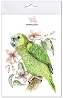 Naprasowanki Papuga zielona